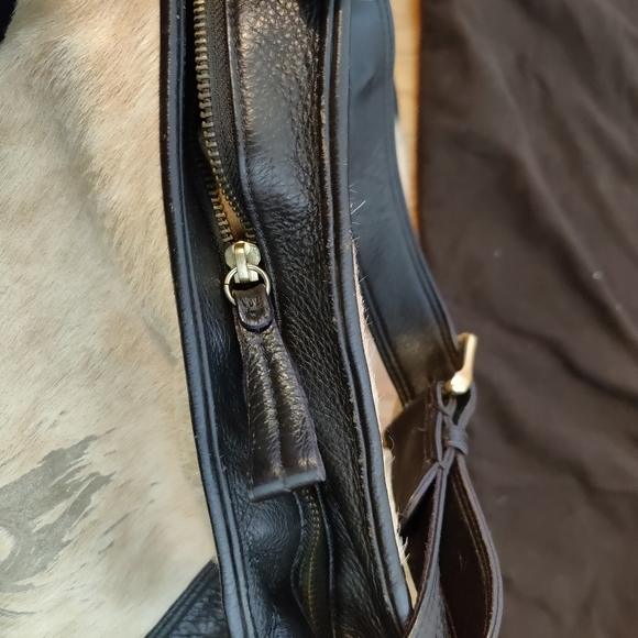 Anthropologie Goldenbleu saddlebag - Picture 4 of 11